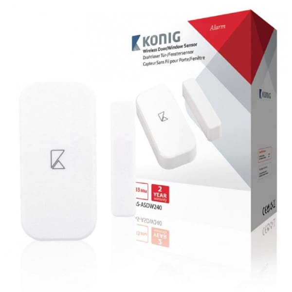 Capteur de mouvement sans fil KÖNIG blanc (SAS-ASDW240) Capteur de mouvement sans fil KÖNIG blanc (SAS-ASDW240)